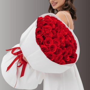 51 red rose bouquet delivery in antalya