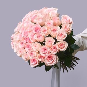 order stunnig 51 pink roses in antalya